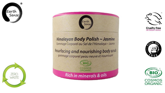 Organic Certified Body Polish Exfoliant - Jasmine - 200ml - 100% recycled paper packaging 1 piece-1
