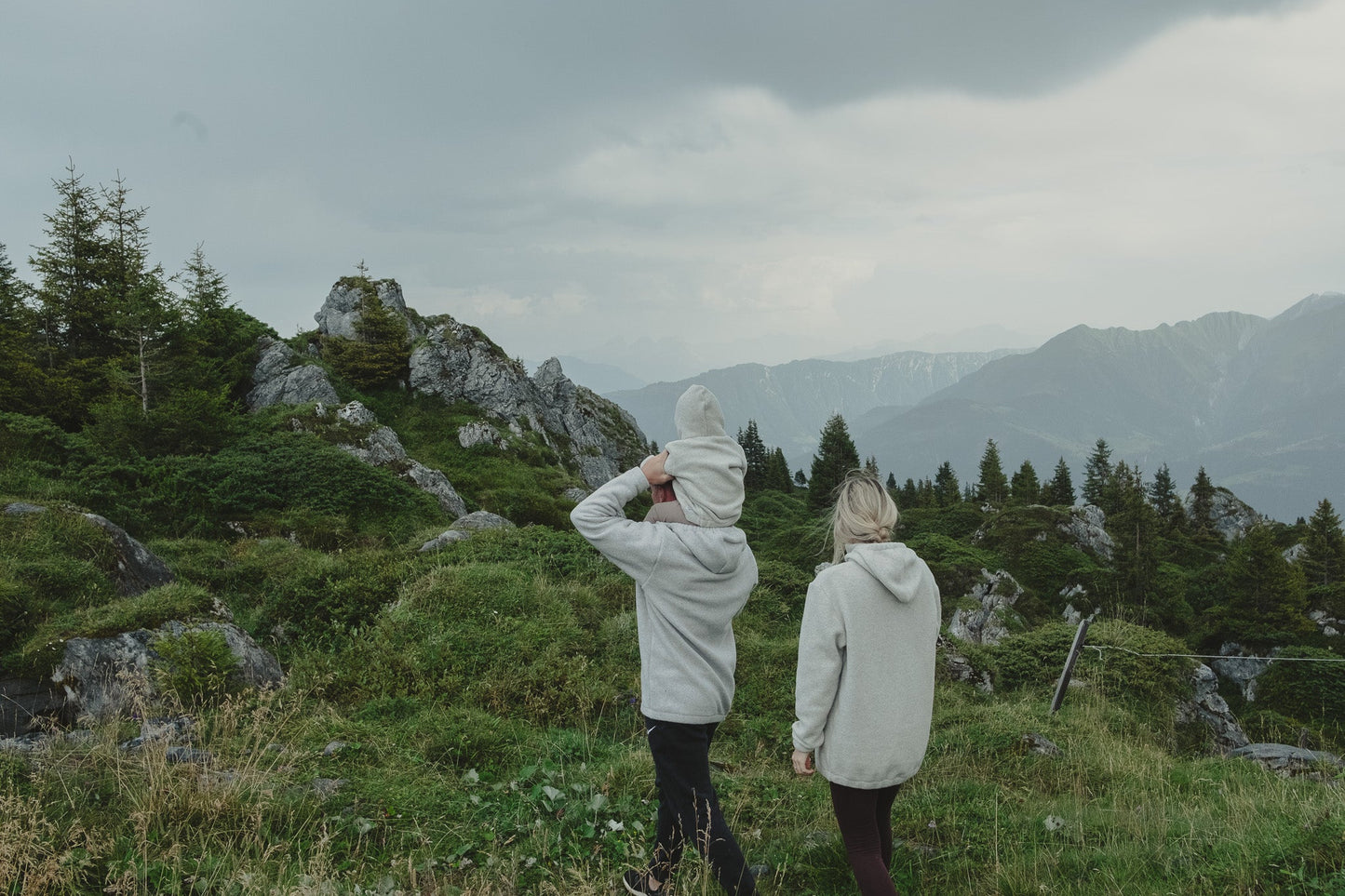 Light Baby/Kid Virgin Wool Jacket - Grey-1