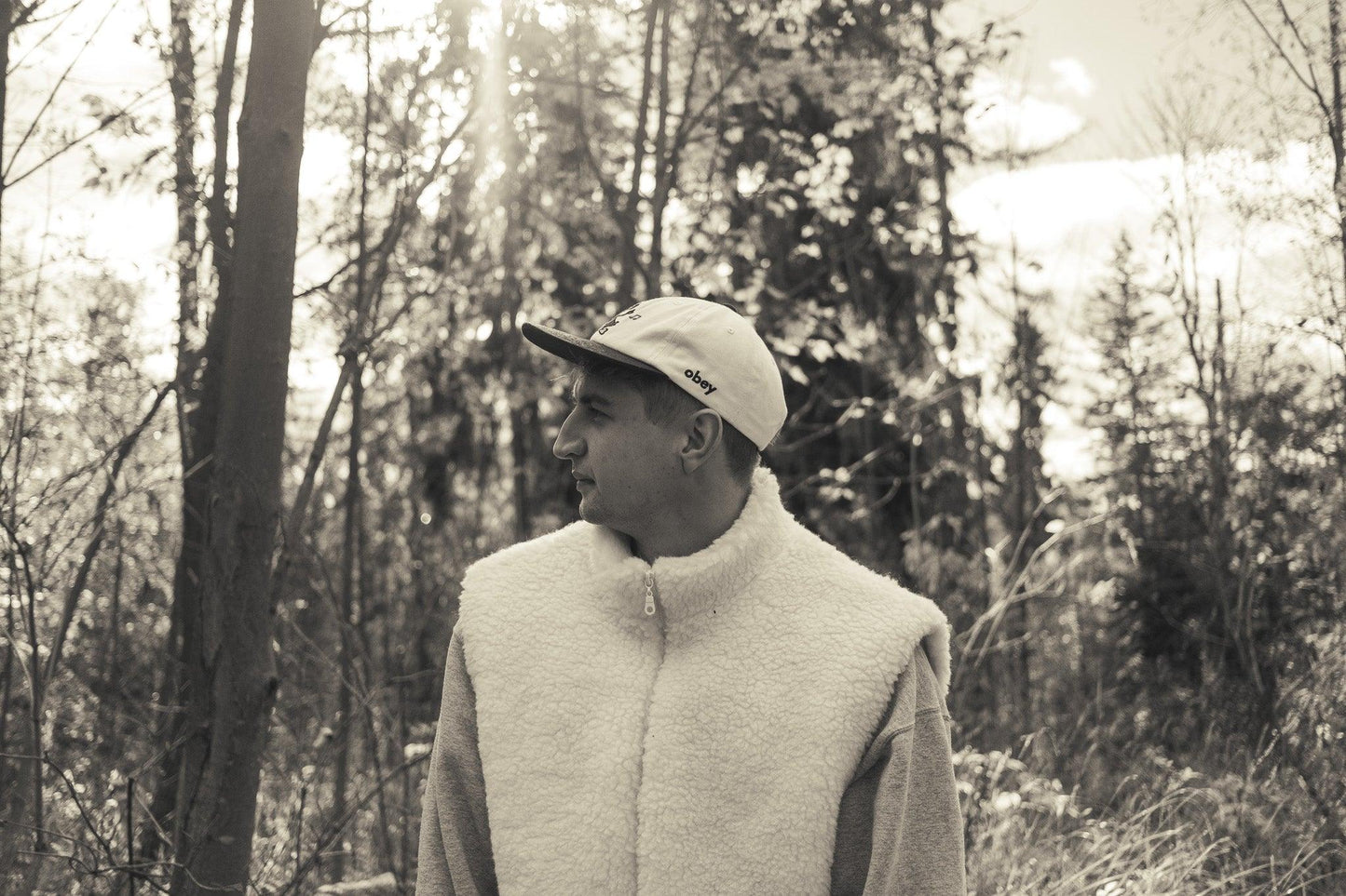 Woolen Unisex Vest - White-4