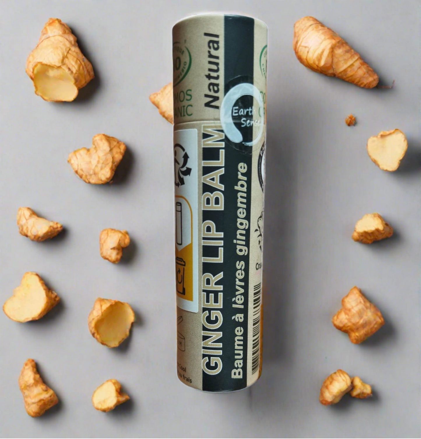 Organic Ginger Lip Balm 15ml - One piece-0
