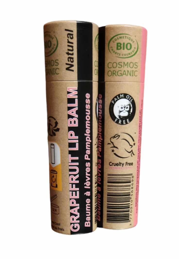 Organic Pink Grapefruit Lip Balm 15ml-3