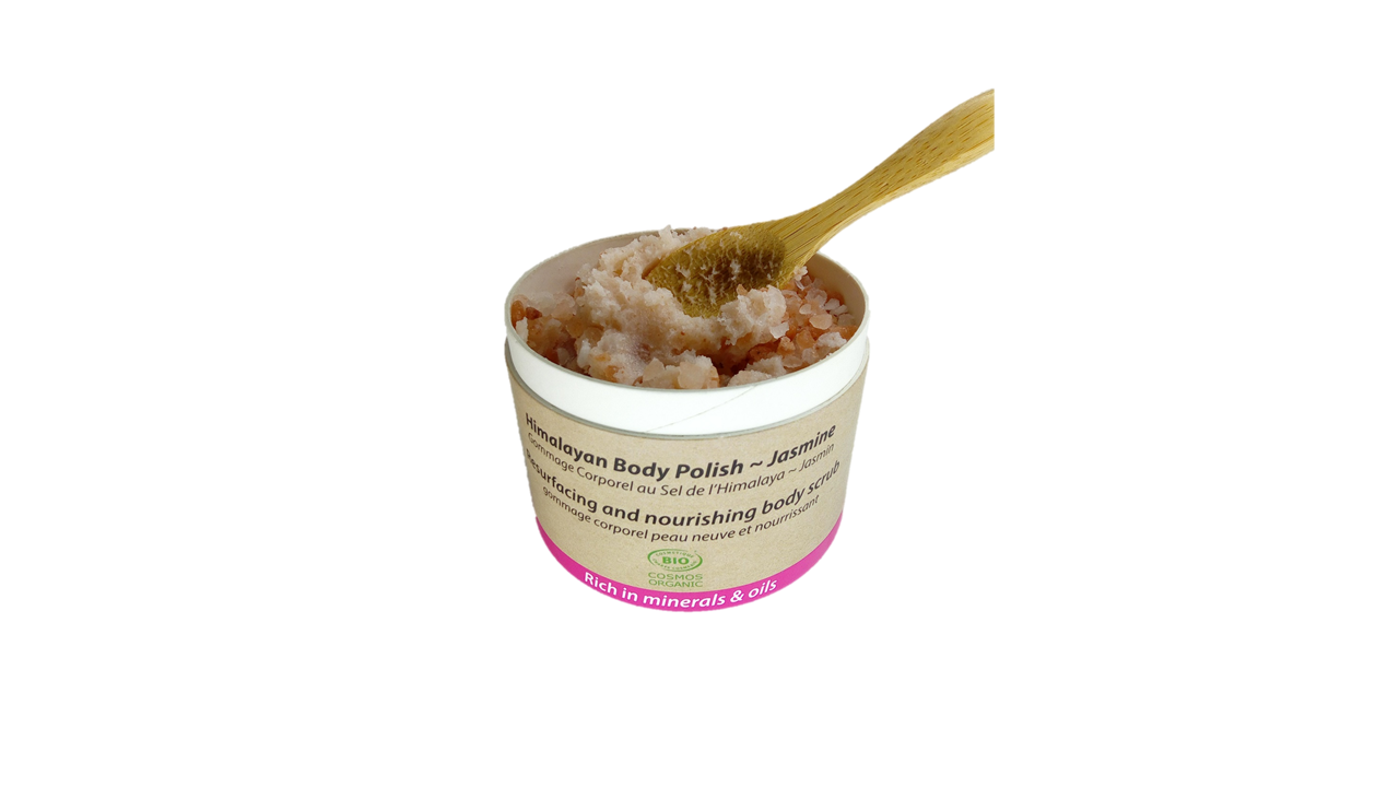 Organic Certified Body Polish Exfoliant - Jasmine - 200ml - 100% recycled paper packaging 1 piece-3