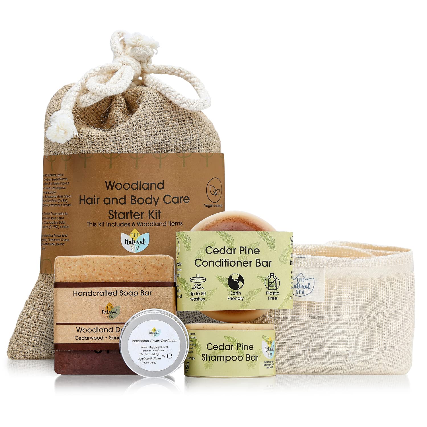 Plastic Free Hair and Body Wash Starter Kit- NO DEODORANT CHEAPER PRICE-3