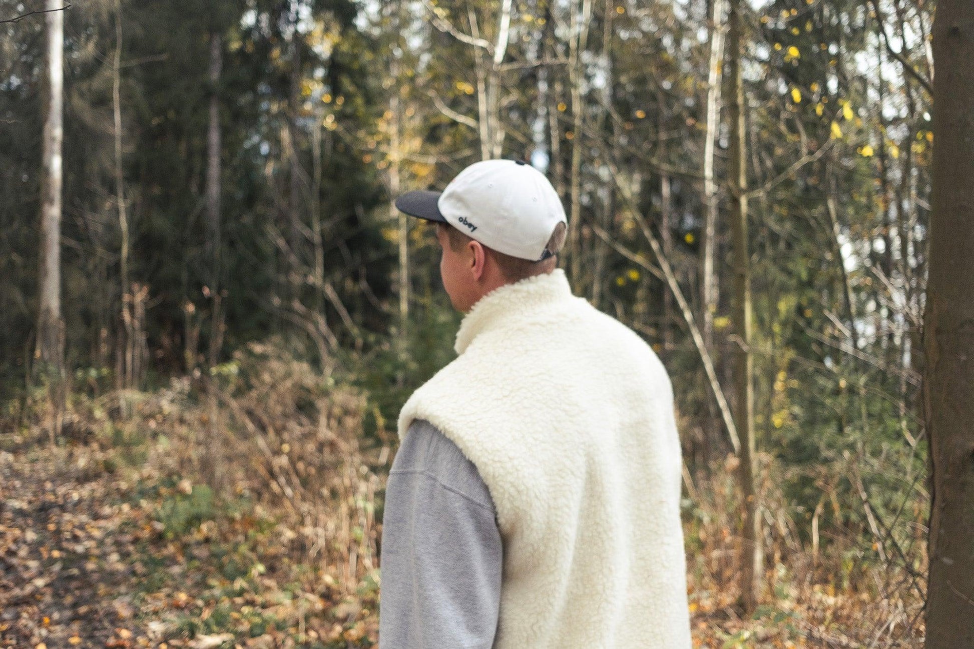 Woolen Unisex Vest - White-0