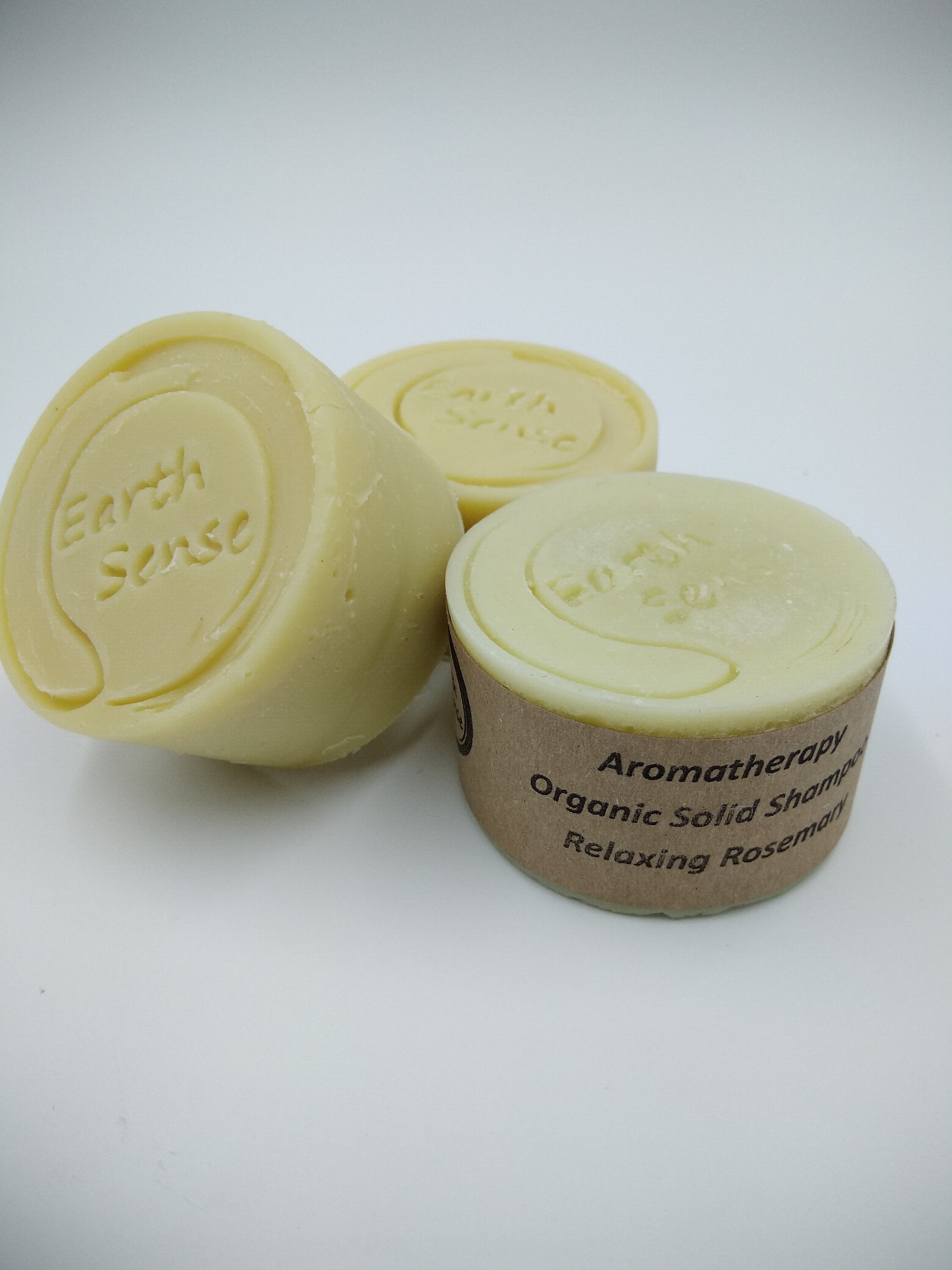 Organic Certified Balancing Solid Shampoo - Lavender & Rosemary - Dry & all Hair Types 60g-3