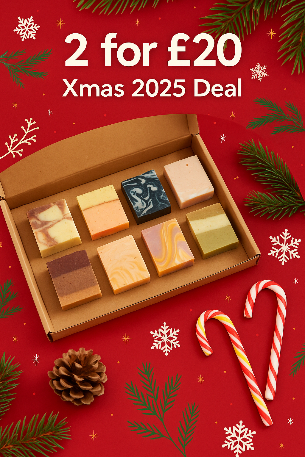 Soap Sampler Gift Set -  8 x 15g  Mini Travel Soaps - Letterbox Sized gift set-0