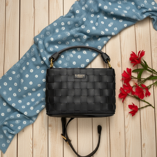 Baby Bella Black Vegan Crossbody Bag